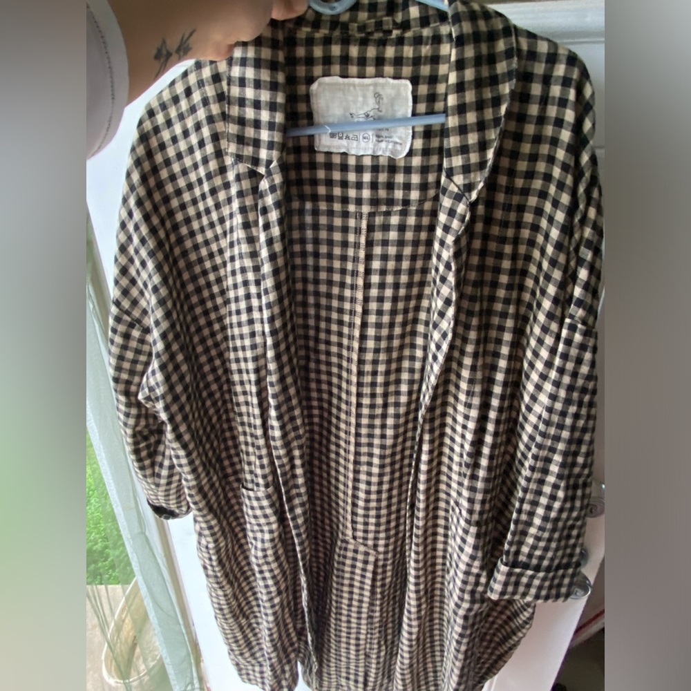 Not Perfect Linen duster. In perfect condition and never worn. Bought from Etsy!